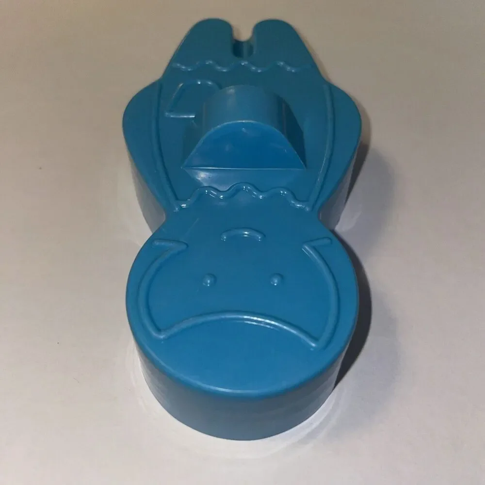 Vintage Avon Cookie Cutters Gingerbread Boy & Girl Blue Plastic 4 1/2 Inches